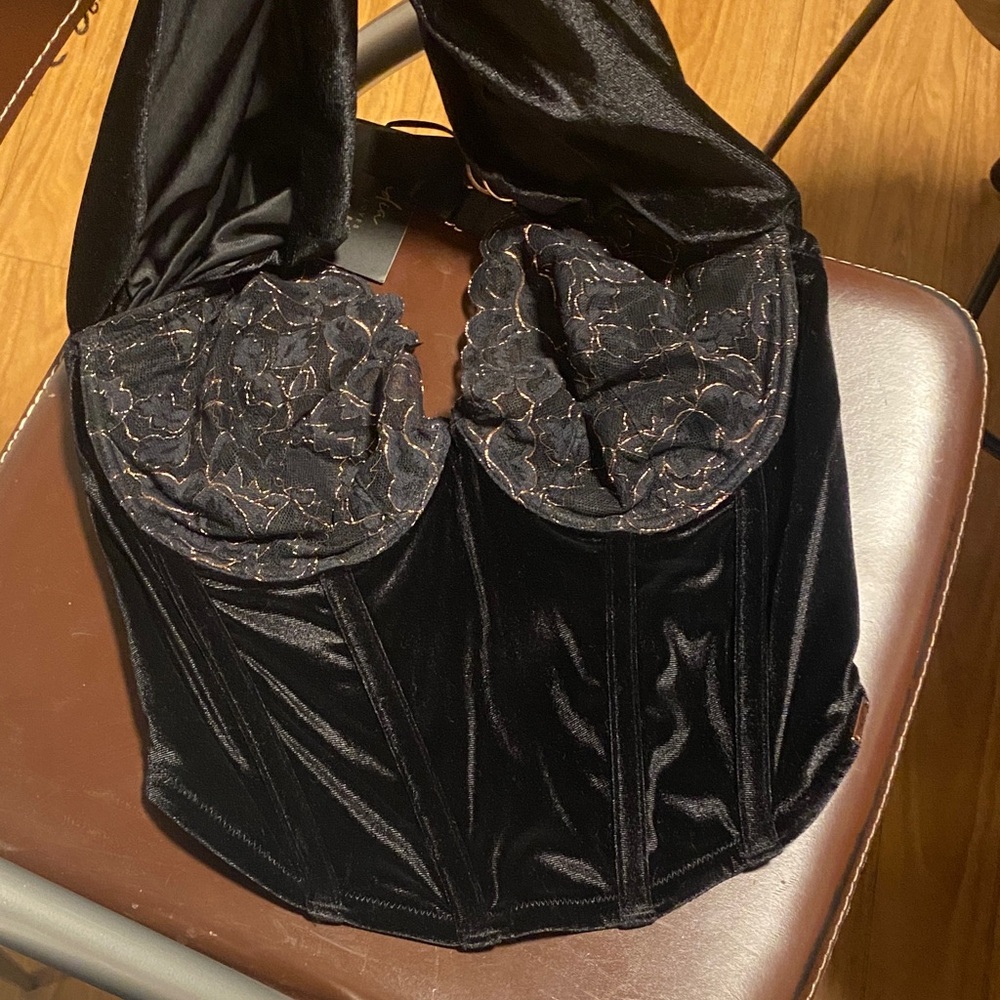 Luxurious Black Velvet Camisole by [Brand]